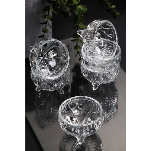 

Queen's Kitchen 6 Pcs Crystal Glass 3 Flip Lux Lokum-Confectionary