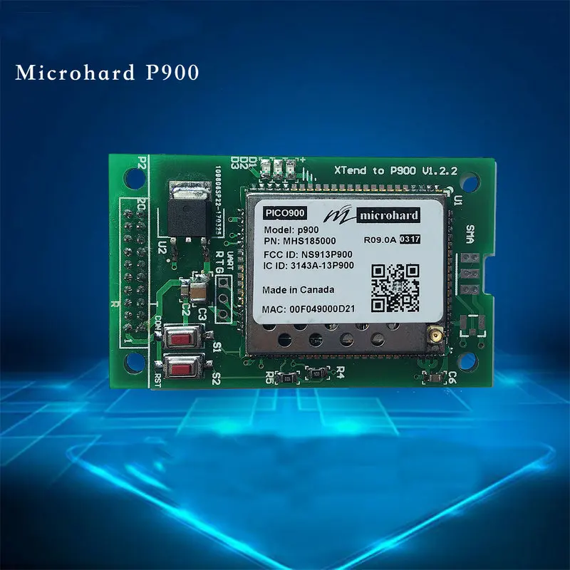 Canada Microhard P900 Module + Backplane Replace Xtend Without Modification 5V to 12V Power Supply