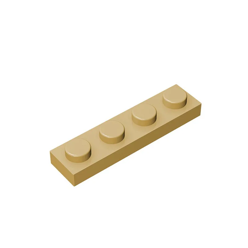 10 sztuk MOC 3710 płyta 1x4 klocki do budowy części kompatybilny montuje DIY budowlane cegły cząstki zabawki urodziny prezent dla Kid