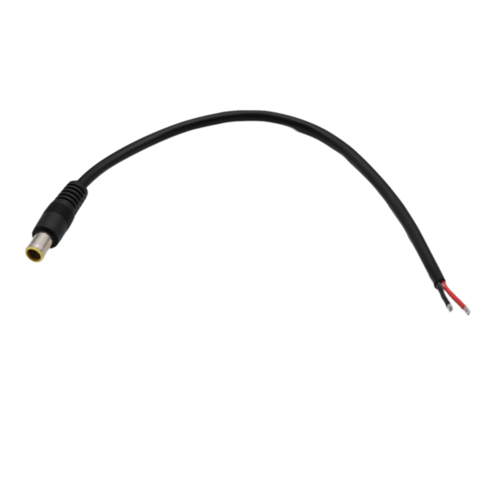 

1pc Black DC Cord Tip 7.9mm x 5.5mm 8mm Male Plug Connector Cable Cord For IBM Laptop Tablet PC Replacement 30cm/1feet