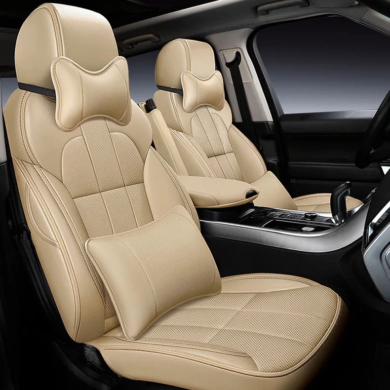 custom cowhide car seat cover 7 seats leather for Ford Explorer S-MAX Peugeot 308SW Infiniti QX80 QX56 JX35 QX60 car accessories