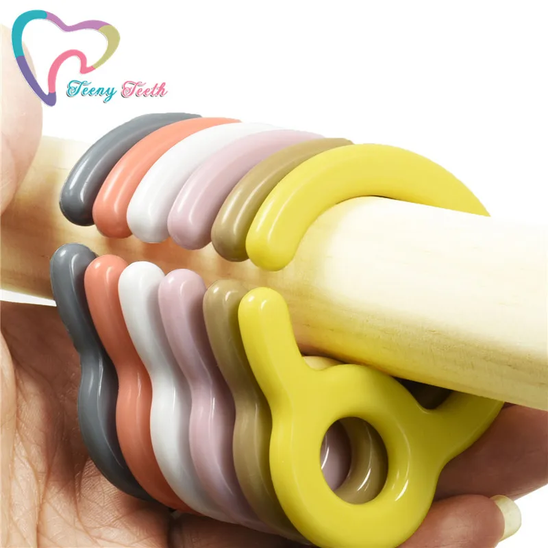 5 PCS Pacifier Hook Plastic Clips Plastic Teething Ring Links For Baby Stroller Toys Teething DIY Dummy Clip Nursing Pendant