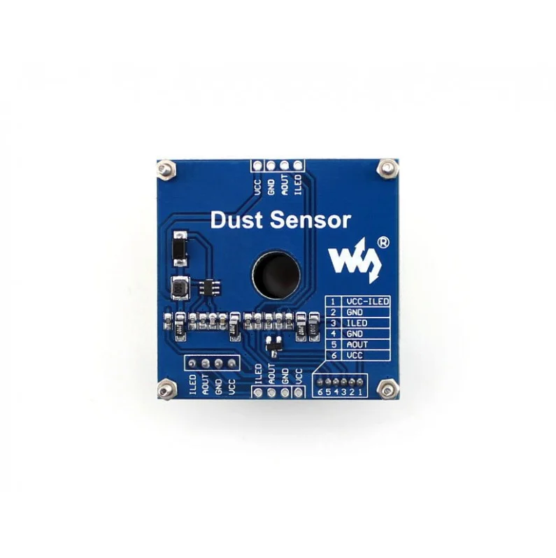 Modulo Sensore Della Polvere Un Semplice Monitor di Aria con Sharp GP2Y1010AU0F a Bordo di Rilevamento Fine Particelle Più Grandi di 0.8um in