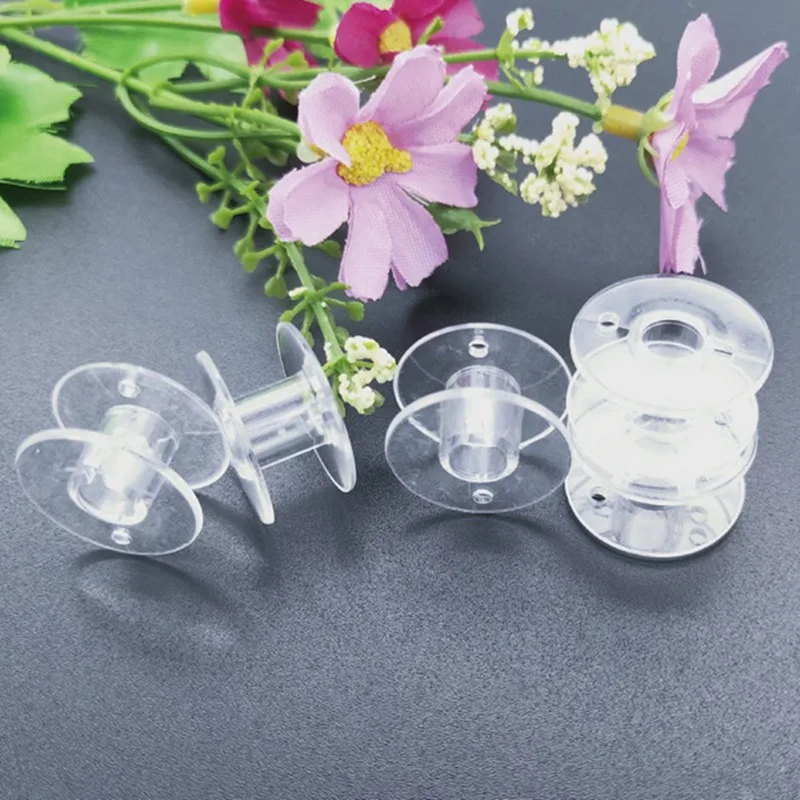 5Pcs Pre-wound Bobbins Thread Spools Sewing Machine Bobbins Embroidery Prewound Thread kit Sewing Accessories