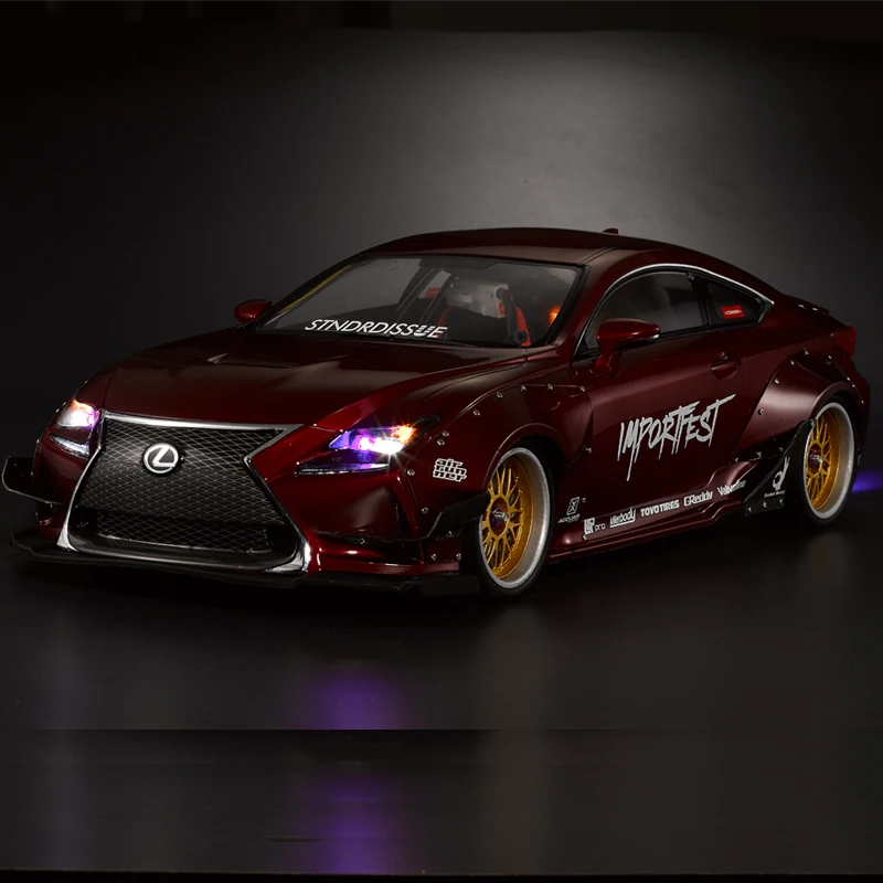 Killerbody 1:10 RC wide full body kit fit for lexus RCF body