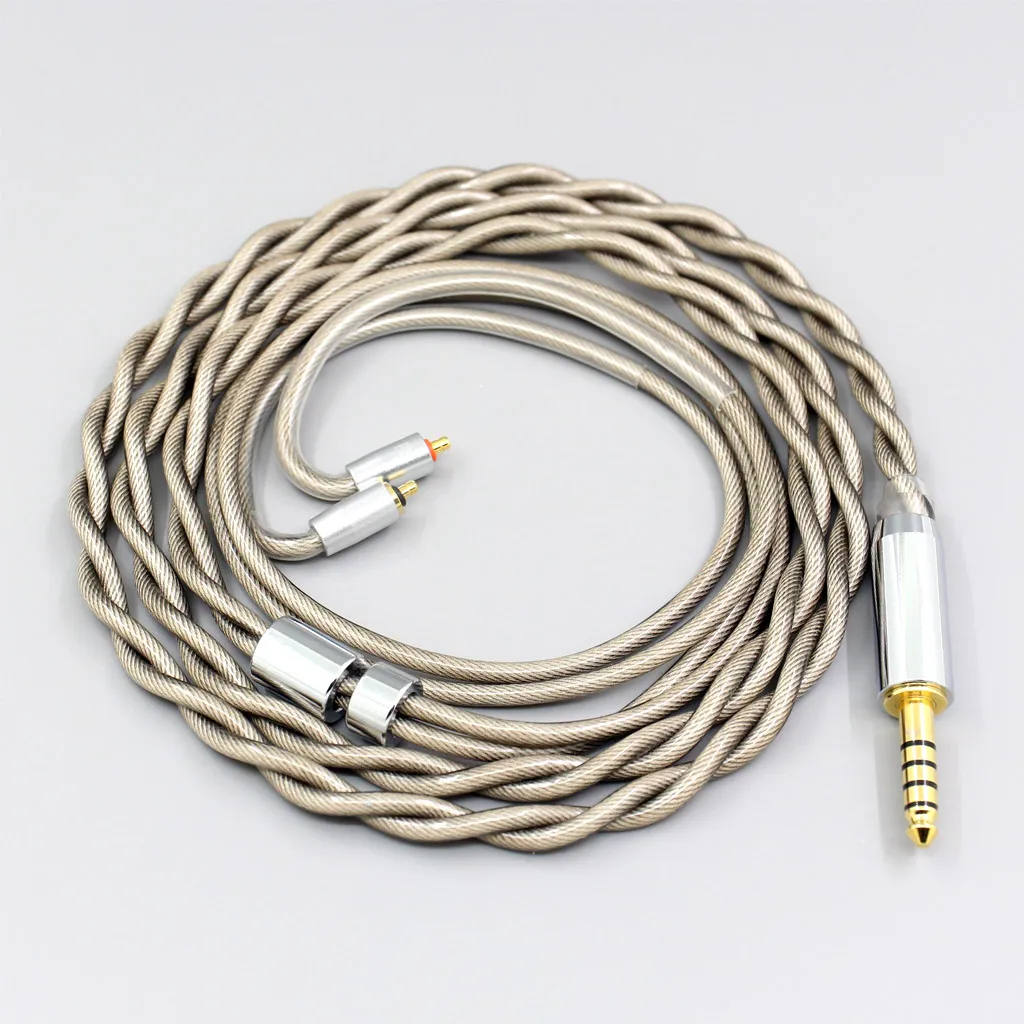 UE 라이브 UE6 프로 조명용 실버 도금 이어폰 케이블, SUPERBAX IPX 2 코어 2.8mm, LN007833 타입 6 756 코어 7n Litz OCC