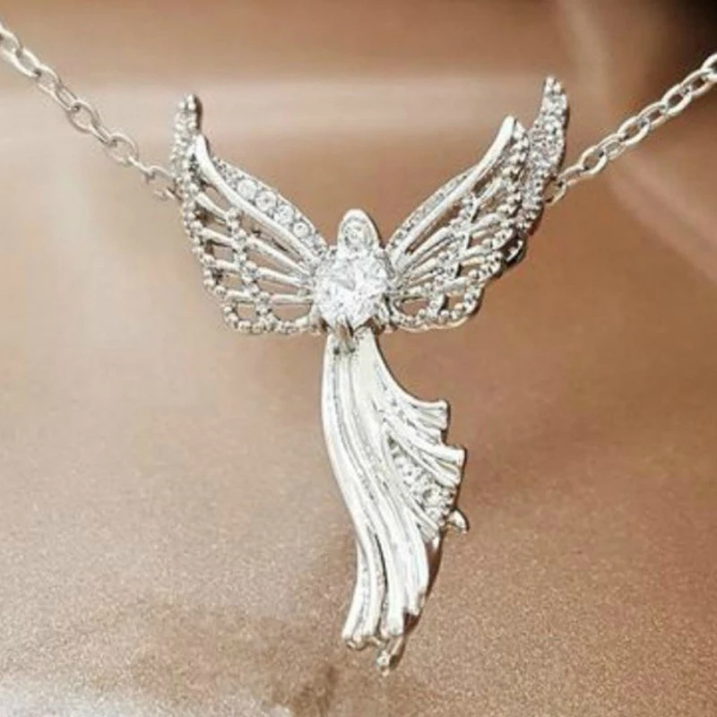 KOFSAC-Colliers de la présidence en argent regardé 925 pour femmes, bijoux élégants, pendentif en cristal de la Vierge Marie du Christ, cadeau pour fille, nouvelle mode