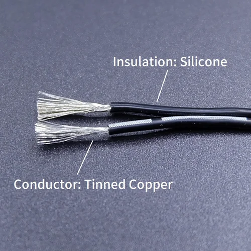 Imagen 2 del producto Cable de silicona súper suave de 5/30M 2P 4P 5P 6P 8P 14P paralelo multinúcleo 30 26 22 20 18 AWG Cable de cobre resistente a altas temperaturas