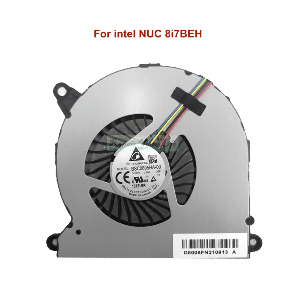 Computer CPU Cooling Fan Cooler Radiator For Intel NUC 8I7BEH NUC8 NUC8i7BEH Processor Fans New BSC0805HA-00 BAZB0808R5H DC5V