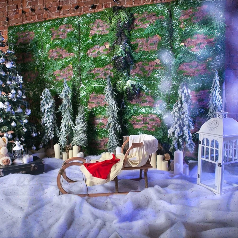 

Christmas Artificial Snow Carpet Roll Xmas Tree Base Cover Decoration Christmas Glitter Snow Blanket Christmas Snow Rug