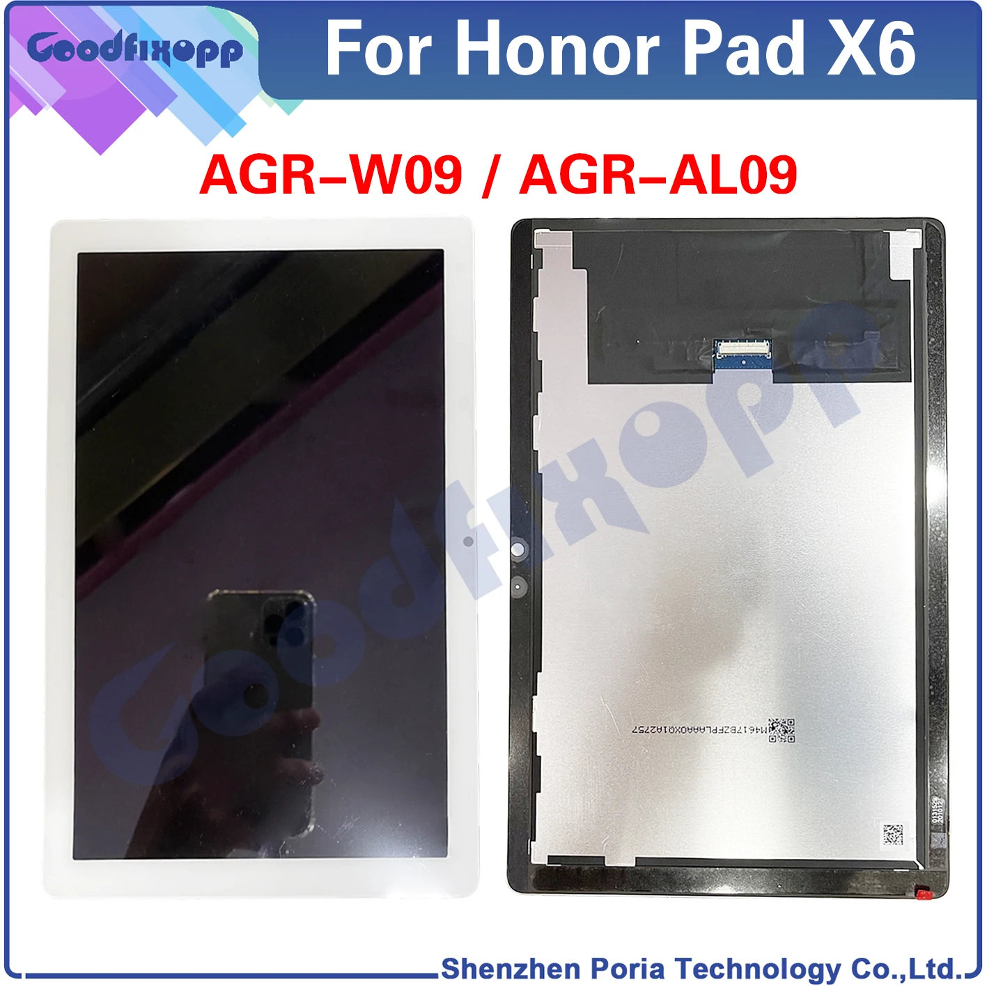 For Huawei Matepad T 10 T10 / Honor Pad X6 AGR-W09 AGR-AL09 LCD Display Touch Screen Digitizer Assembly Repair Parts Replacement