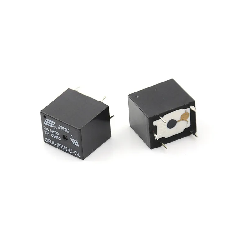 5PCS/LOT Relay SRA-05VDC-AL SRA-12VDC-AL SRA-24VDC-AL Relays 4PINS 5V 12v 24v DC High Quality T74