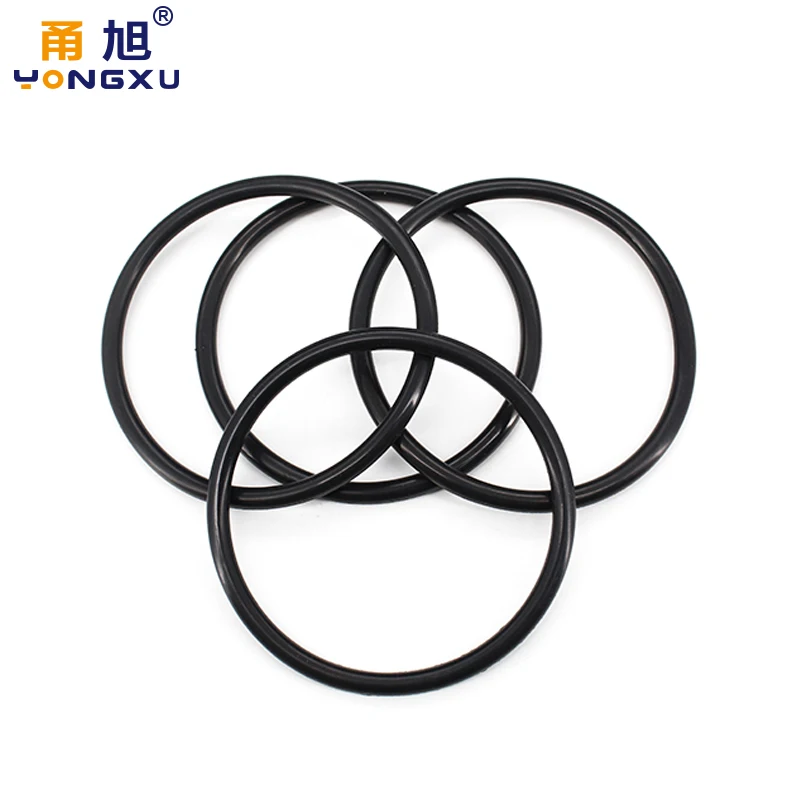 NBR O Ring Seal Gasket Thickness CS4mm OD12-200mm Wear Resistant Automobile Petrol Nitrile Rubber O-Ring Waterproof Black.-.