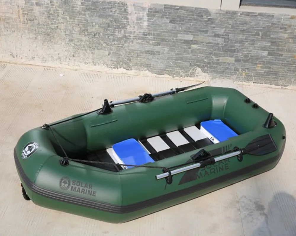 

Solar Marine 3 Person 2.3 M PVC Fishing Boat Inflatable Kayak Thick And Wear-resistant Canoe Board Floor Factory Outlets.