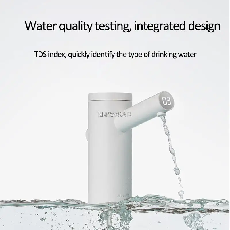 موزع مياه أوتوماتيكي ، مضخة مياه كهربائية محمولة ذكية مع USB ، دلو كمي