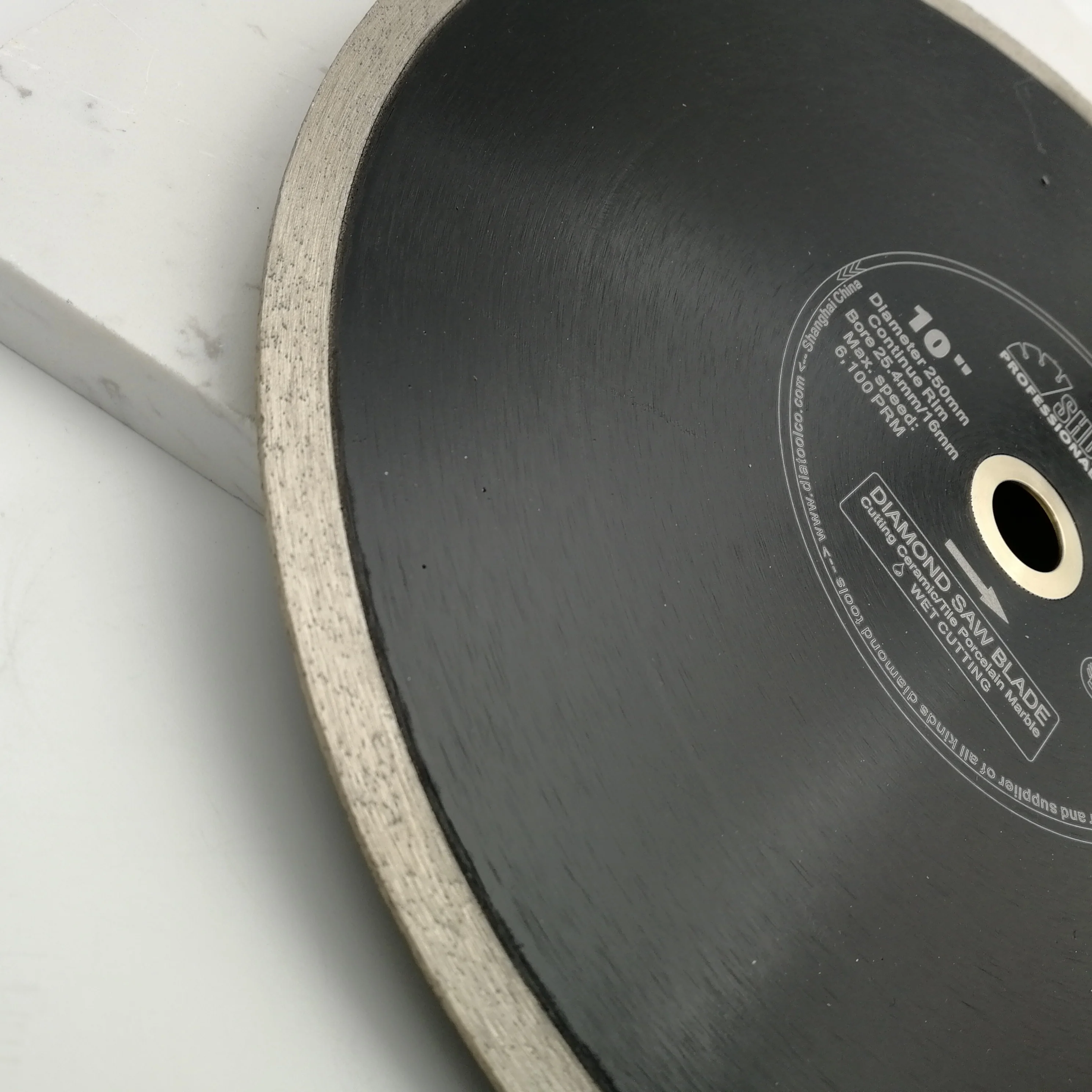 SHDIATOOL-disco de corte de diamante prensado en caliente para azulejo de porcelana, hojas de sierra de mármol, 10 "/250mm, 5 uds./pk, #50/70
