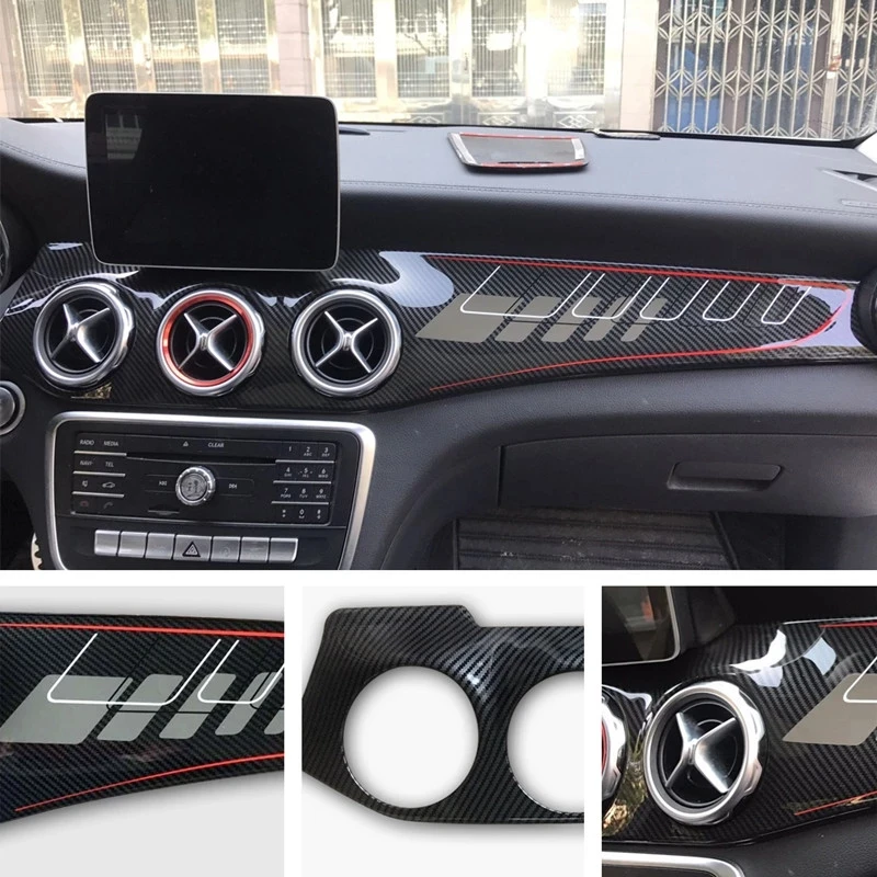 Rivestimento cruscotto per mercedes-benz CLA250w117/GLA220/AMG/CLA 45Air coperchio uscita strumento pannello di controllo centrale