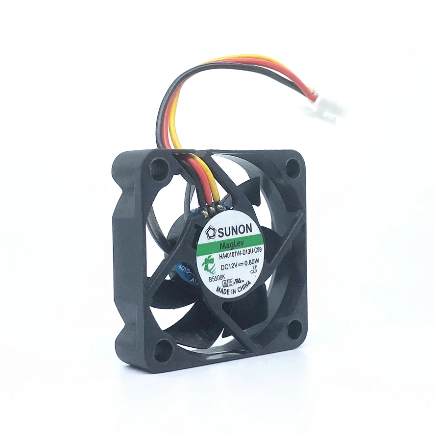 SUNON Maglev 4010 40mm 40x40x10mm Cooling Fan 4CM HA40101V4-D13U-C99 DC12V 0.8W For 3D Printer North Bridge Chip Fan 3pin