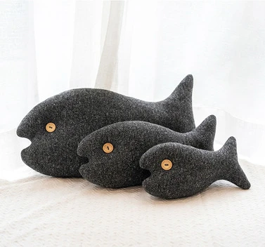 

Black Fish Catnip Toys Funny Cat Toys Simulation Fish Cat Pillow Bite-resistant Teeth Toys Pet Toys Cat Toys Interactive