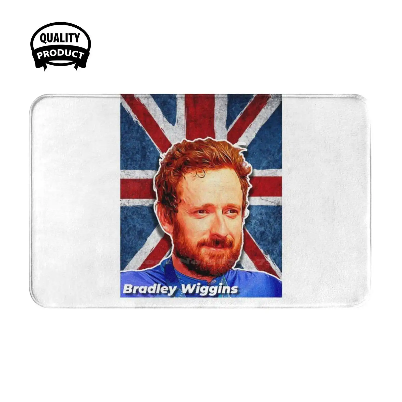 Bradley Wiggins Soft Cushion Home Carpet Door Mat Car Rug Bradley Wiggins Cycling Bicycle Sport Ditalia Twist Team Sky Bikes