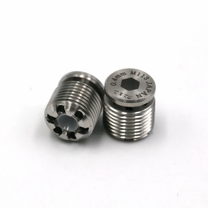 1PCS EDM Wire M113 Set Screw Diamond Guide 0.4mm 0.6mm 0.8mm X053D628G51 For CNC Machine N/F/F1/G/H1/HA/SA/SB/SZ Service