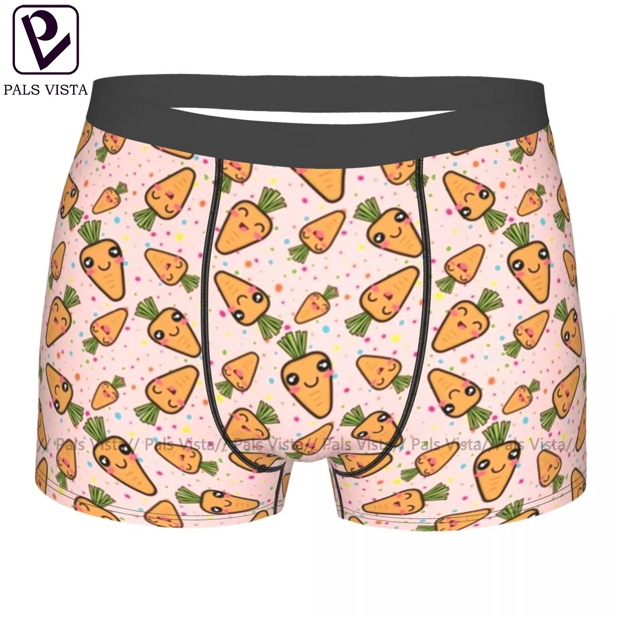 

Carrot Underwear Classic Hot Customs Trunk Polyester Sublimation Men Boxer Brief