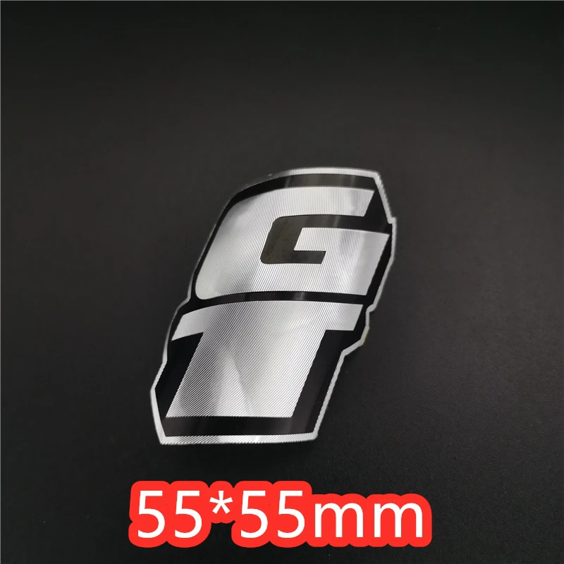 GT vintage classic Bike Head Badge Aluminum Decals Stickers For MTB BMX Folding Bicycle Frame Cycling Accessories emblem