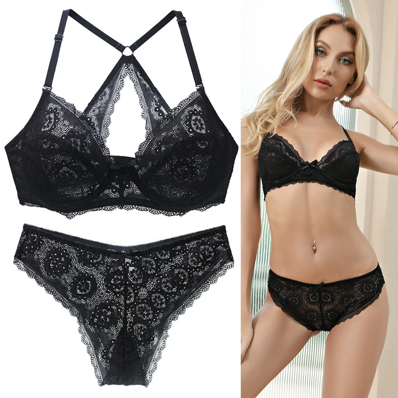 DaiNaFang [Hotel] nuovi set di reggiseni ricamati in pizzo 2021 per donna intimo Push Up 34 36 38 40 42 44 BCDE Cup Plus Size Lingerie