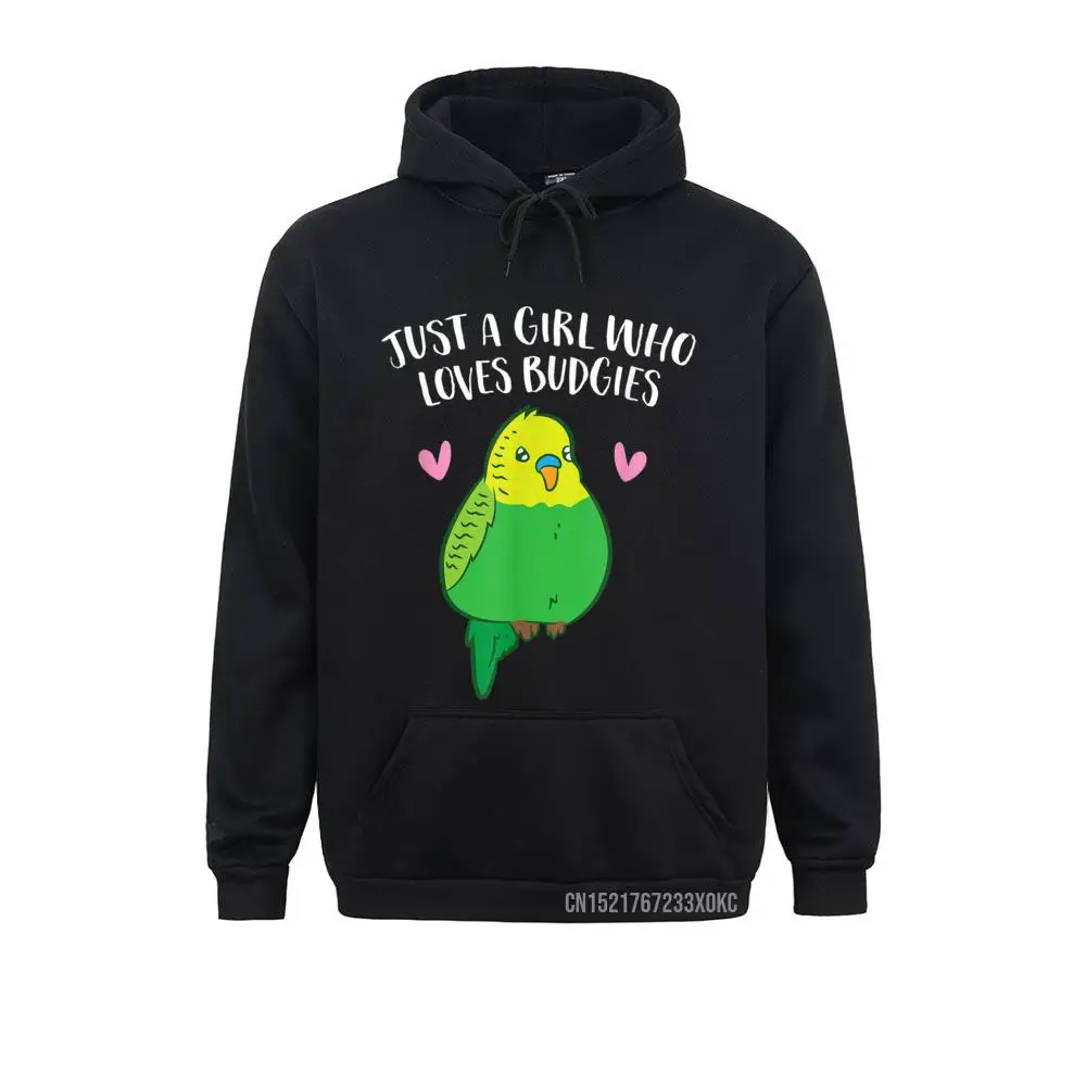 

Just A Girl Who Loves Budgies Cute Birds Love Budgie Hoodie Vintage Hoodies Latest Men Sweatshirts Holiday Ostern Day Hoods