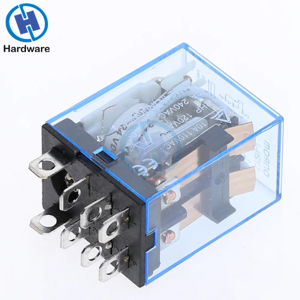 LY2NJ Coil DC12V DC24V AC110V AC220V HH62P JQX-13F10A 220V Miniature Electromagnetic General Purpose Relay