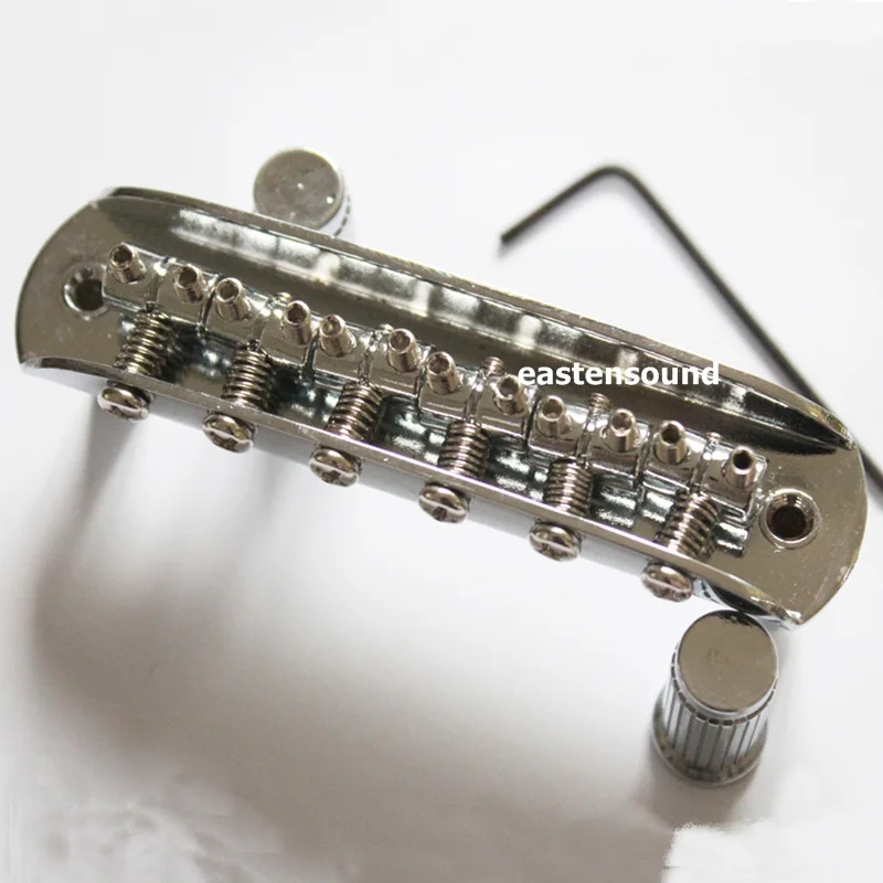 Jazzmaster Jaguar Mustang Style Chrome Guitar Bridge for Project NEW