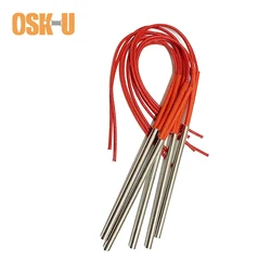 5PCS Tubular Heating Element 10mm Tube Diameter Electric Heating Resistors Cartridge Heater Element for Packing Machine