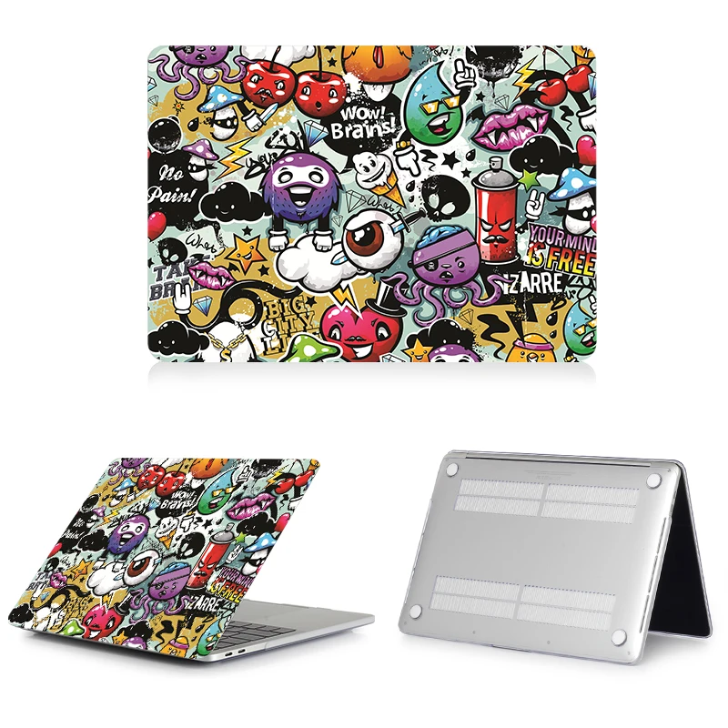 MTT Laptop Case For Macbook Pro 13 14 16 Touch Bar for macbook air 13 13.6 M1 M2 funda Cartoon Laptop Sleeve a2179 a1932 2023