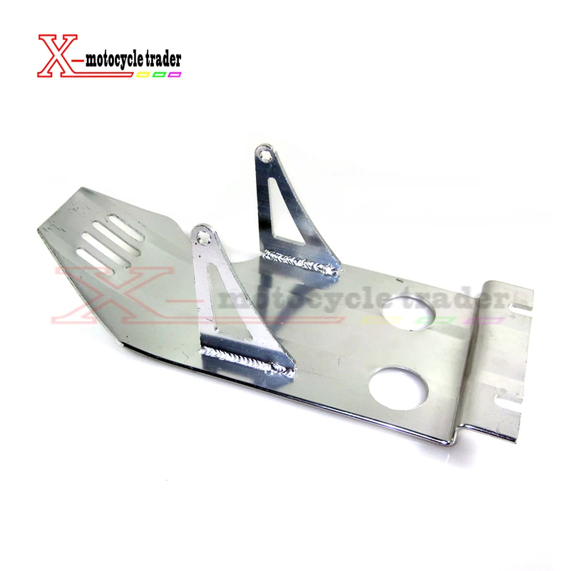 Motorcycle Heavy Duty Alloy Bash Plate Aluminum  Luminum  Skid Plate Engine Protecting Plate PIT BIKES ATOMIK yx140 150 160CC