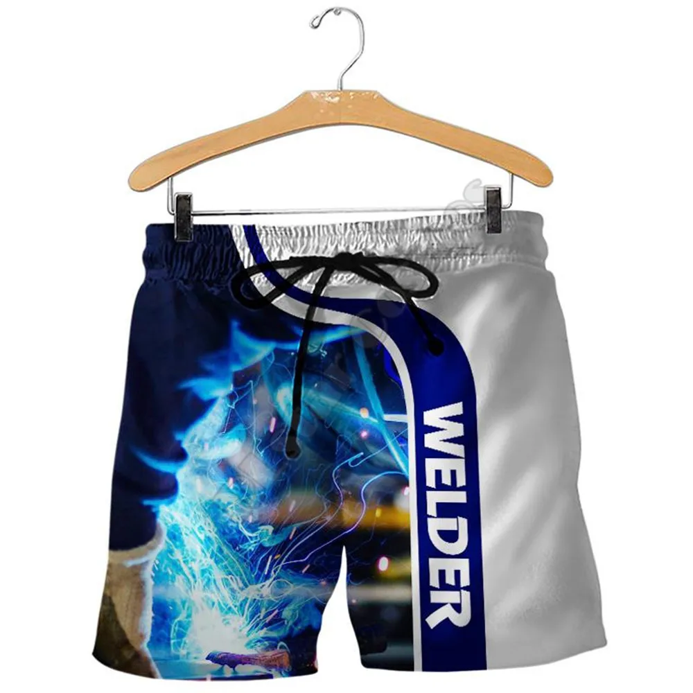 PLstar Cosmos New summer Fashion Shorts Wolf 3D Printed Male/Female streetwear Casual Cool Shorts 01