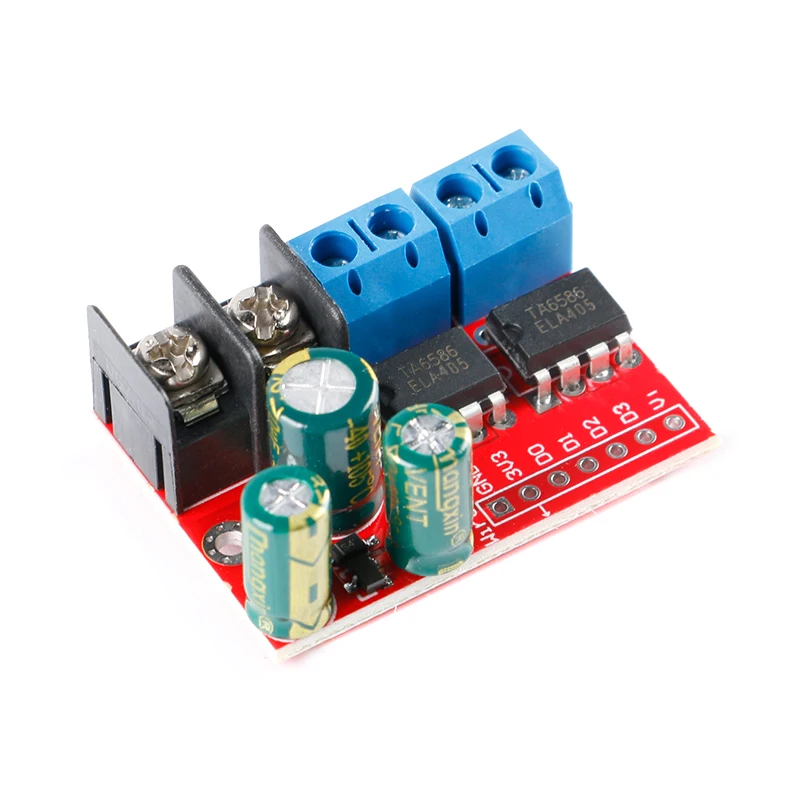 5A Dual DC Motor Drive Module Double H Bridge L298N PWM Remote Control Voltage Reverse Speed Regulation Board ZK-5AD 3V-14V