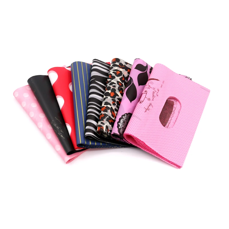 

Wholesale 100 Pcs/Lot 15x20cm Small Plastic Gift Bag Party Favor Candy Bracelets Jewelry Packaging Bags With Handle