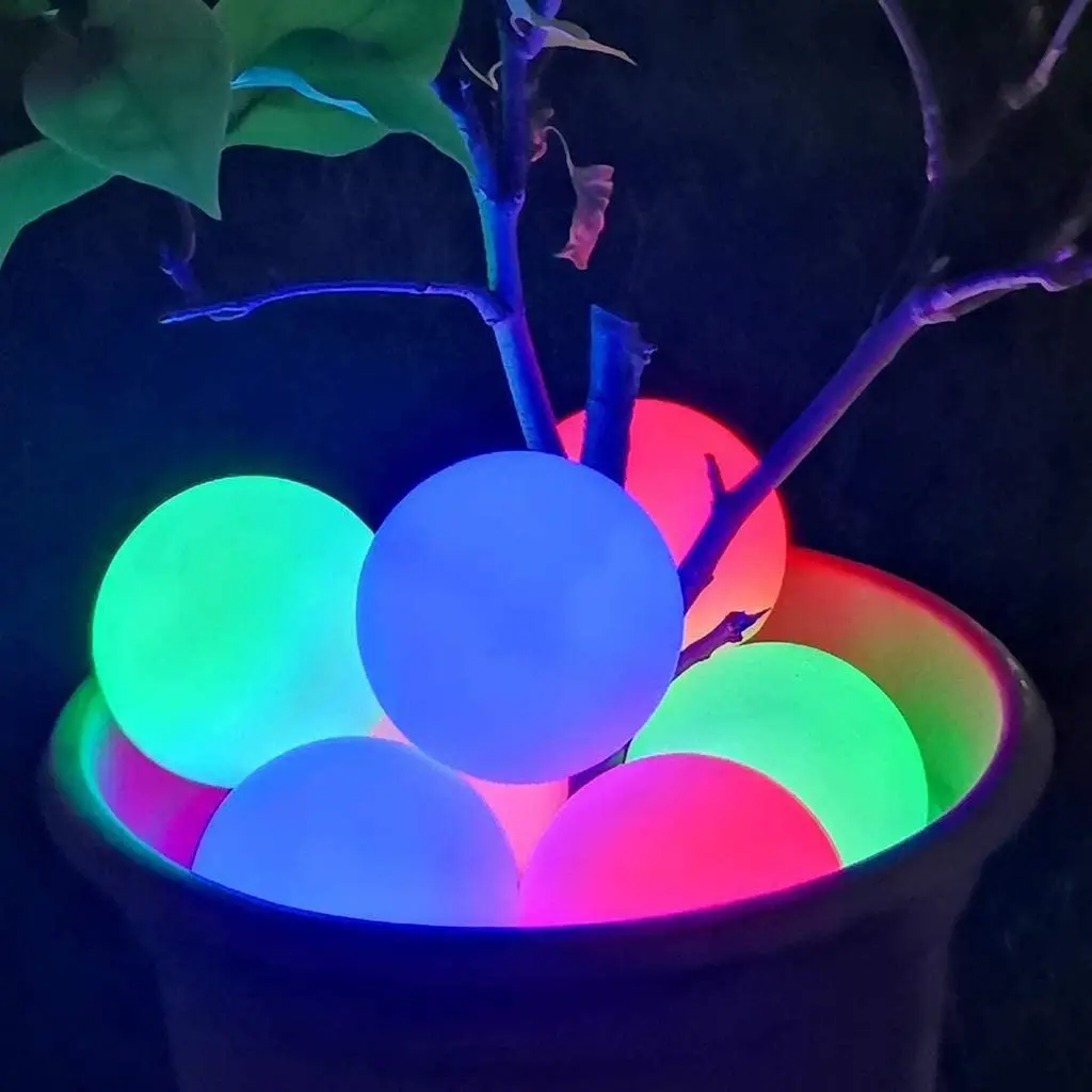 Glowing Led Garden Outdoor Ball Night Lights Rechargeable Indoor Lighting Table Lamp For Children\'s Bedroom Luminous Decorations