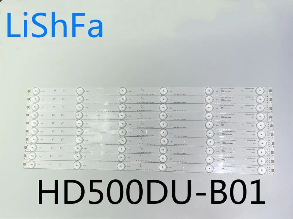 New Kit 11 PCS 6LED(6V) 503mm LED backlight strip for Hi sense HD500DU-B01 RSAG7.820.6311/ROH LED50EC620CA LED50K560U 50EC620CA