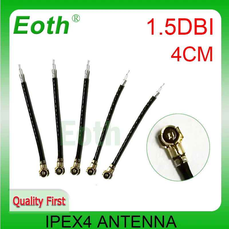 

EOTH IPEX IPEX4 MH4 Receiver Antenna Spare Part UAV ANTENNA 4CM compatible IOT For RC Multirotor FPV Quadcopter