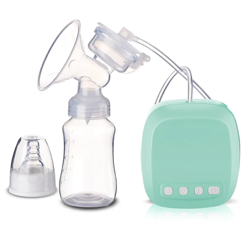 QWZ New Real Bubee Double Electric Breast Pumps Powerful Lactation Nipple Suction USB Electric Breast Pump Baby Milk Bottle