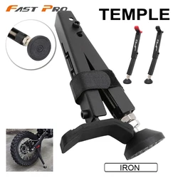Motorcycle Portable Single Sided Paddock Stand Front Rear Wheel Stand Support Foldable Universal Tire Repairing Tool
