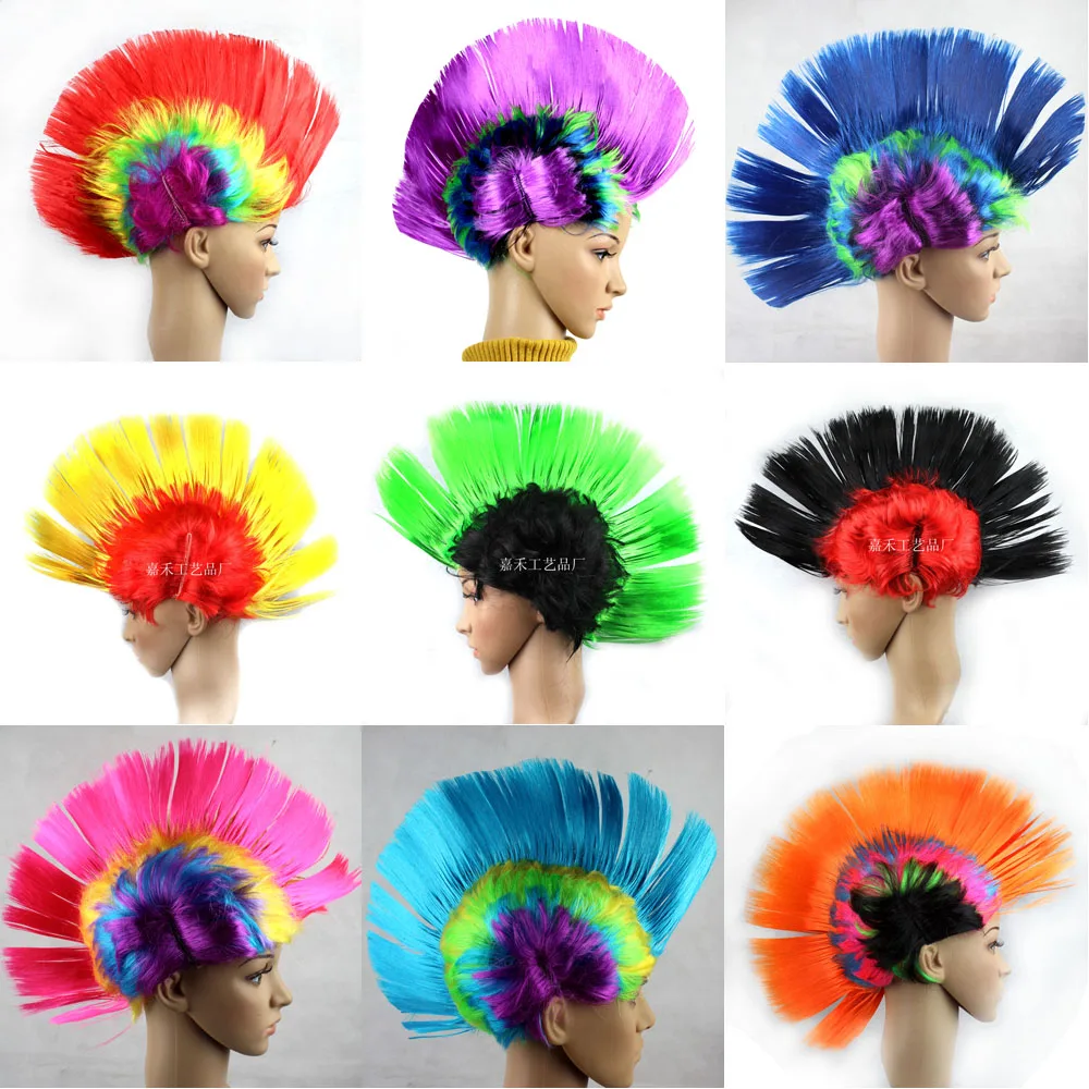 Halloween Carnival Party Customized Wig Comb Hair Personalized PUNK