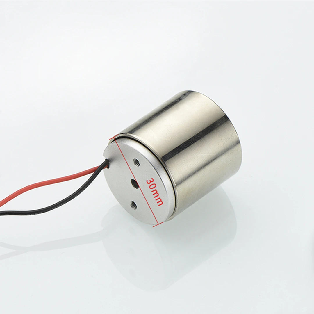 Mini Linear Voice Coil Motor AC12V Monophasic Motor Spring Type Motor Dedicated for Flexible Vibration Feeding Cylindrical