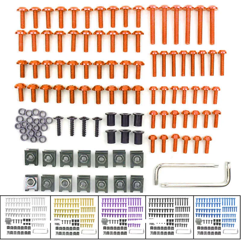 

Для DUKE RC 125 200 250 390 790 690 990 1090 DUKE 390 DUKE 790 RC390 мотоцикл индивидуальный винт обтекателя болт винты для ветрового стекла