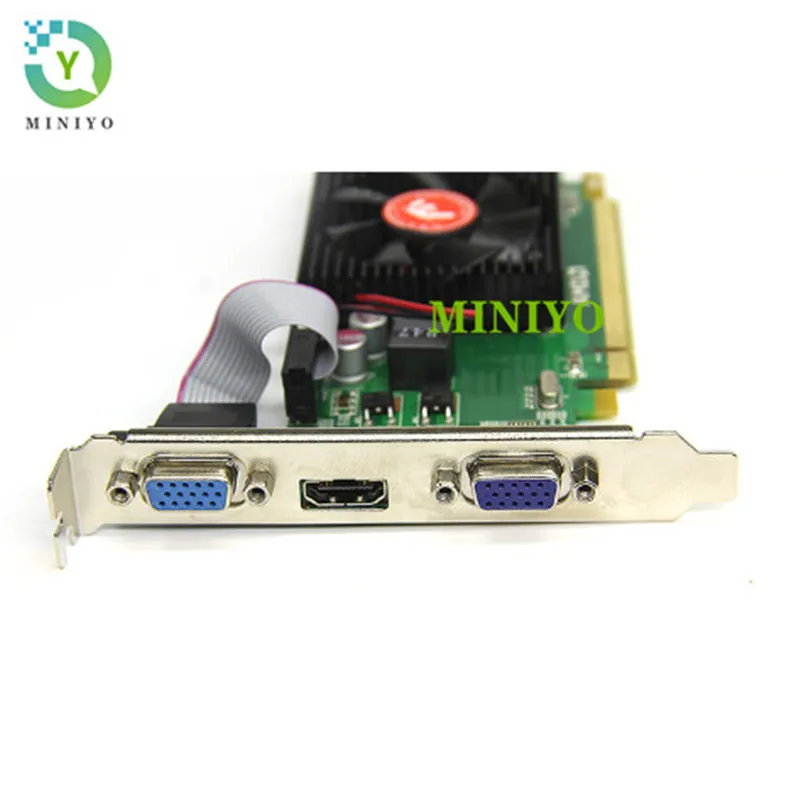 High Quality video card for HD6350 2G DDR3 PCIE Dual VGA HDMI Multi-screen HD expansion pice video graphic card