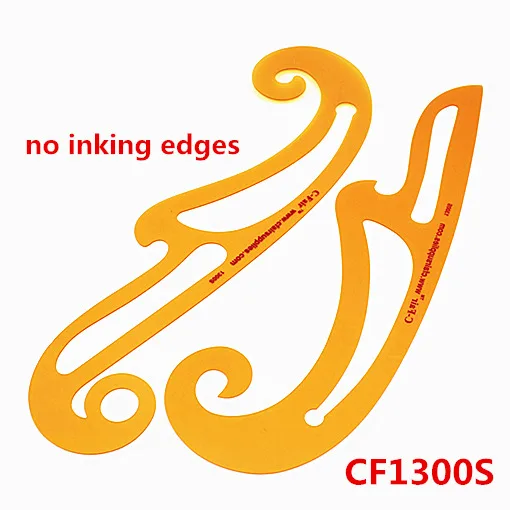French Curve Ruler,Pvc Plastic Flexible Armhole Comics Template,Art Fashion Design Rulers,No Inking Edges Cf1300s