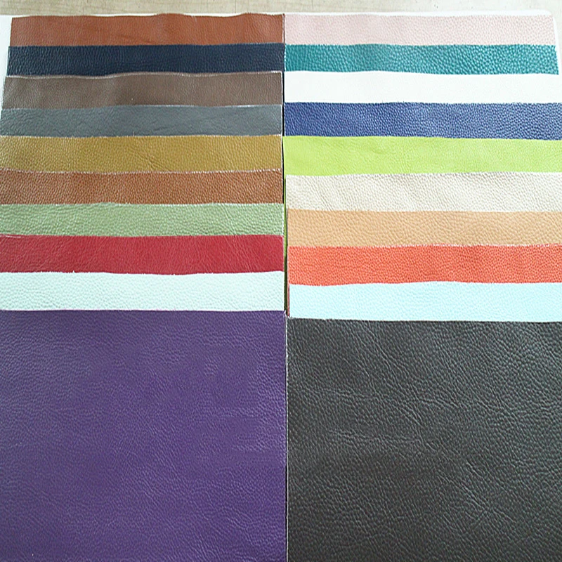 20CM*30CM Soft Leather Fabric Multi Colors Genuine Leather Sewing For DIY Bag Shoes Material Handmade Fabric
