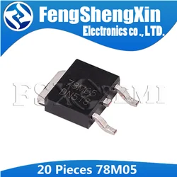 20pcs/lot 78M05 TO252 7805 L78M05CDT  Voltage Regulator