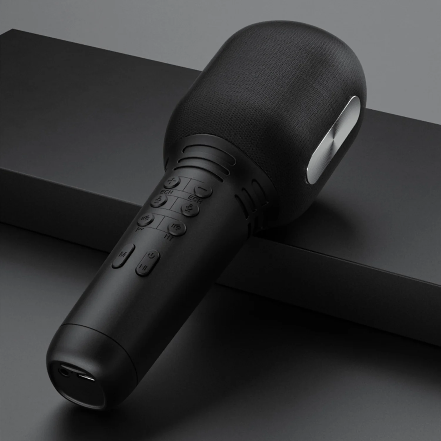 ميكروفون لاسلكي بلوتوث K9 كاريوكي يده مع مكبر صوت بلوتوث 5.0 صدى مكبر الصوت الموسيقى اللاسلكي Mikrofon